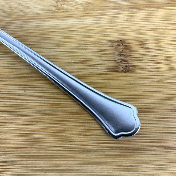 Capri Frost International Silver 18/10 Stainless Steel 4 Oval Soup Spoons - Picture 3 of 4